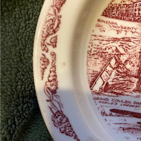 Vintage Vernon Kilns USA Spokane Washington Ashtray - Picture 3 of 7